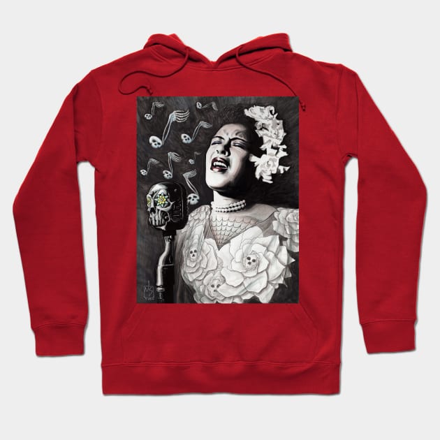 Billie Holiday of the Dead Hoodie by mikeskki